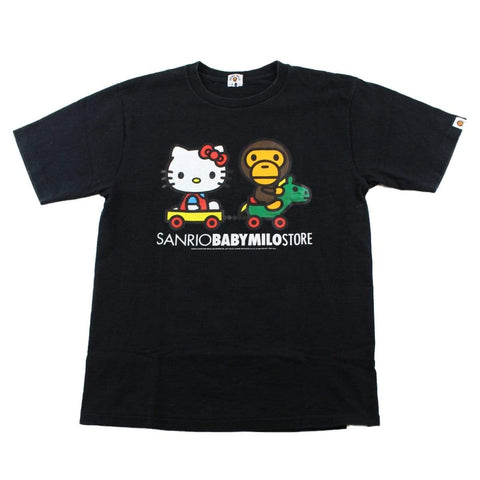 T-shirt Bape Baby Milo x Hello Kitty noir