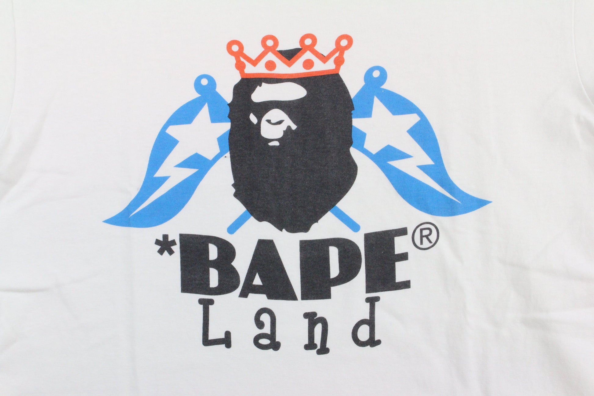 Bape Bape Land Tee White - SaruGeneral