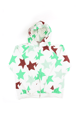 Sweat à capuche zippé Bape Bapesta menthe et marron