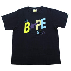 T-shirt Bape Bapesta Pastel Colours avec logo noir