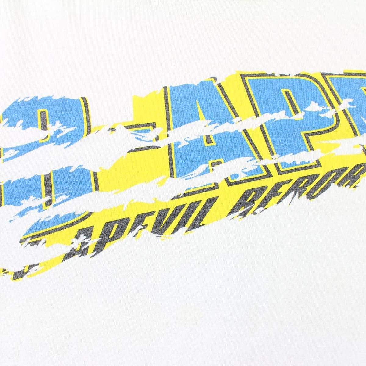 Bape Bapevil Reborn Rip Tee White - SaruGeneral