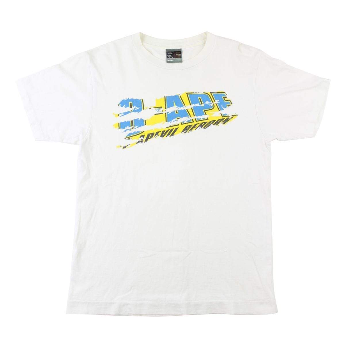 Bape Bapevil Reborn Rip Tee White - SaruGeneral