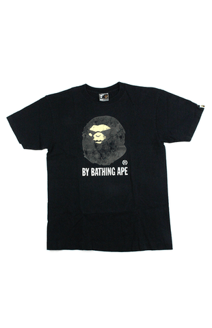 T-shirt Bape Big Ape avec logo vieilli, blanc