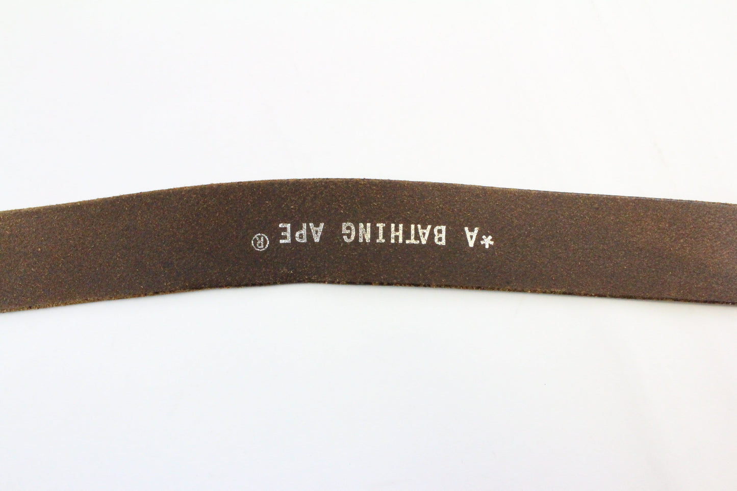 Bape Big Ape Logo Belt Buckle & Belt - SaruGeneral