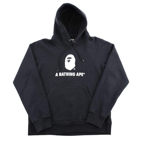 Sweat à capuche Bape Big Ape avec logo noir L
