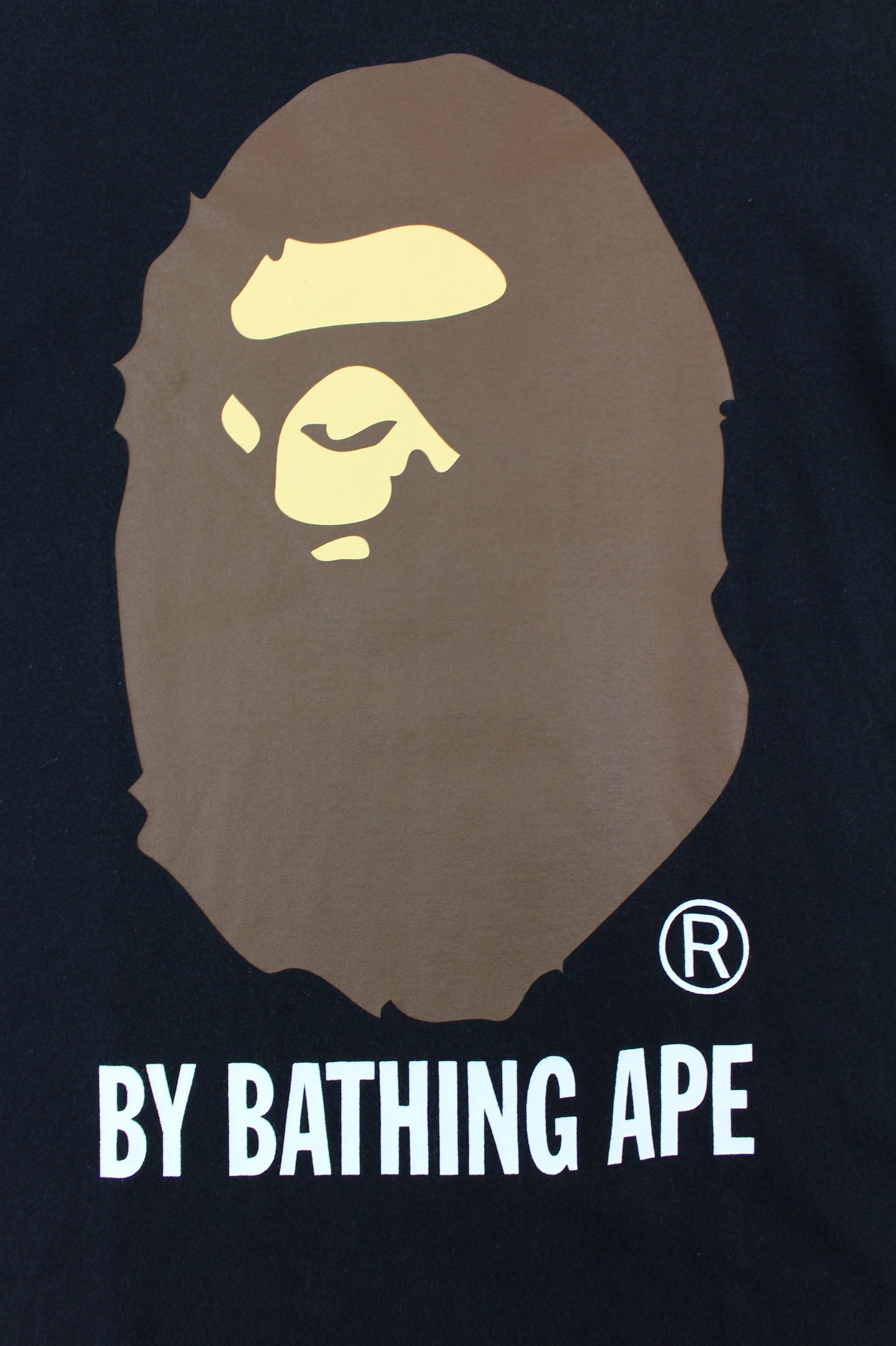 Bape Big Ape Logo Tee Black - SaruGeneral