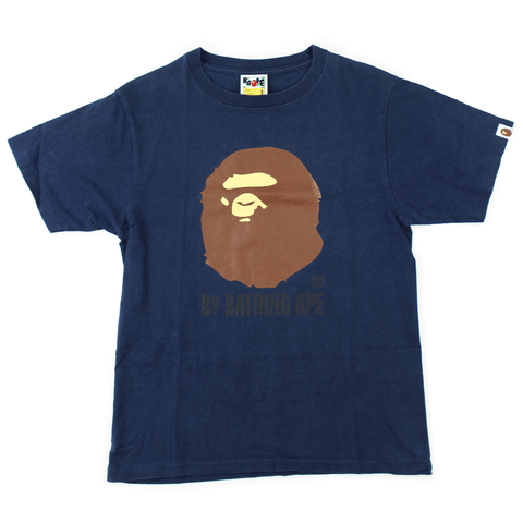 T-shirt Bape Big Ape avec logo bleu marine