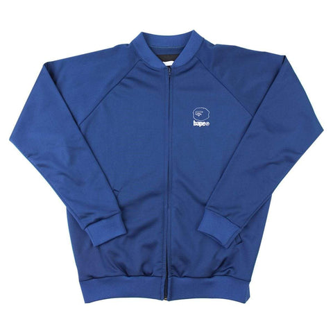 Veste de survêtement Bape Stitch Big Ape avec logo bleu marine