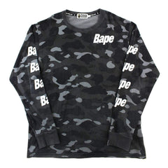 Bape Black Camo LS