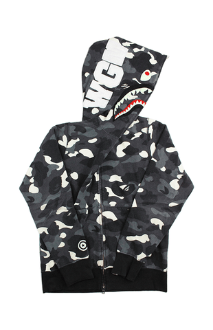 Bape Black City Camo Shark