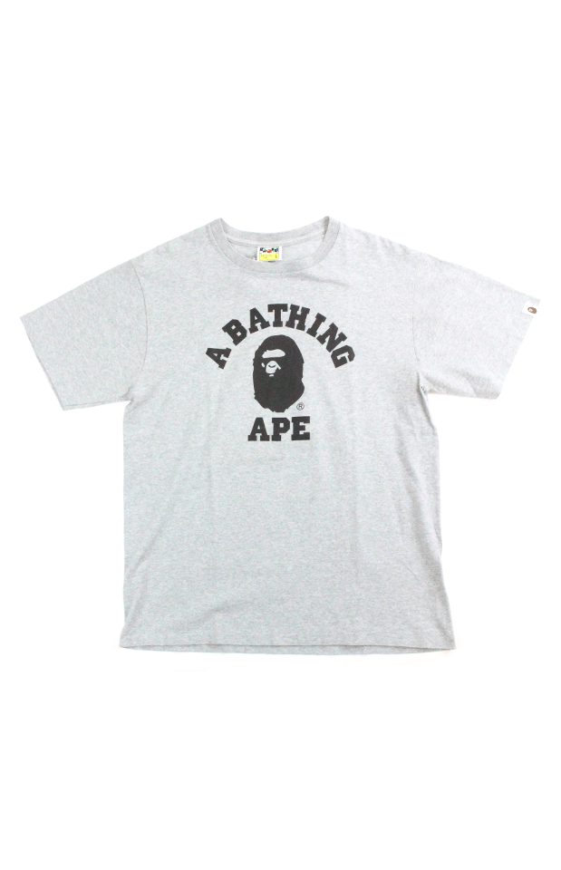 Bape Blue Camo Baby Milo Logo Tee White - SaruGeneral