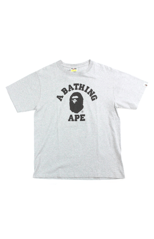 T-shirt Bape bleu camouflage Baby Milo avec logo blanc