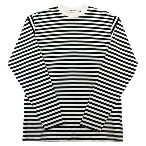 Bape Black White Stripe LS