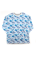 Bape Blue Baby Milo Camo LS Réversible
