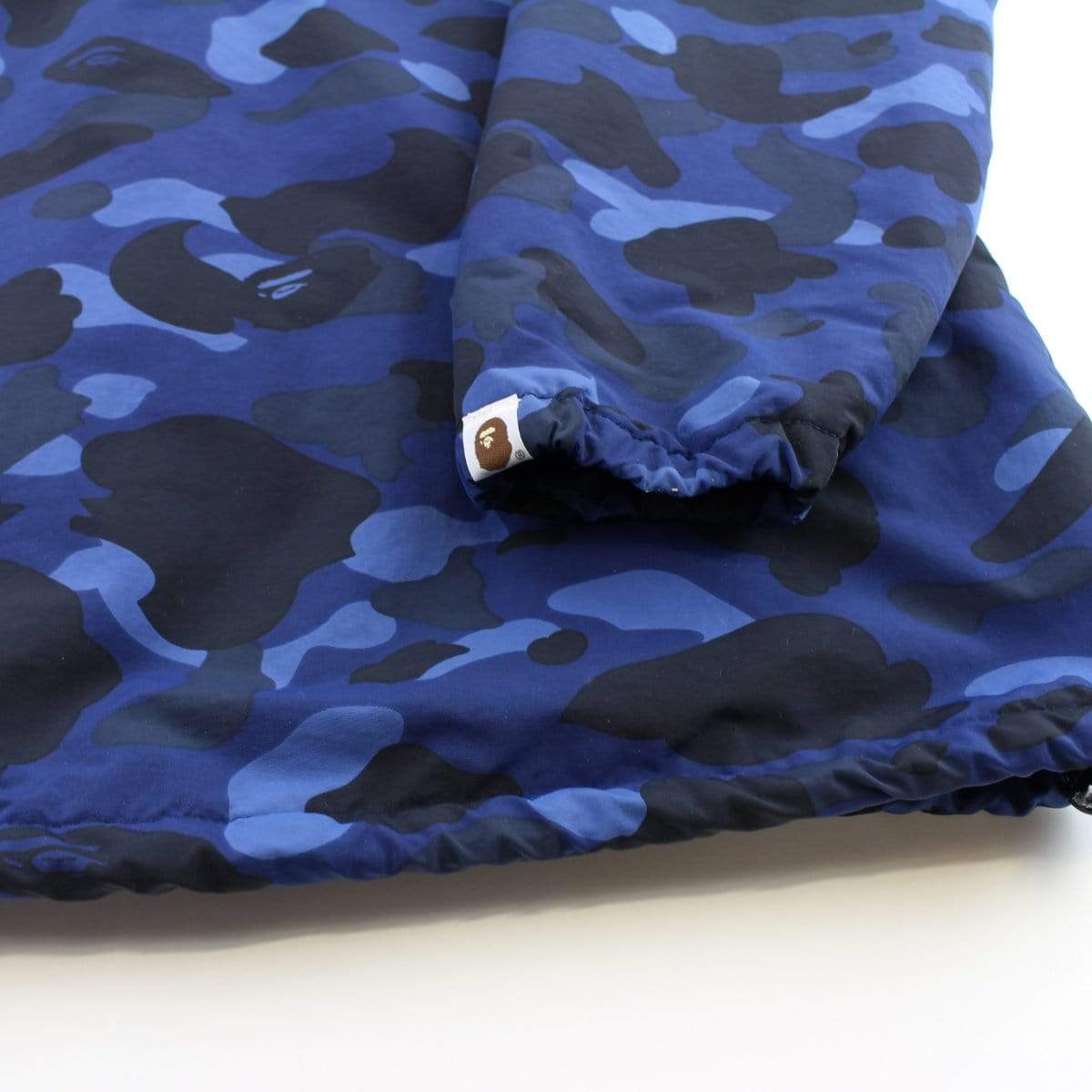 Bape Blue Camo Anorak Jacket - SaruGeneral