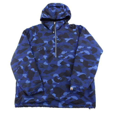 Veste anorak camouflage bleu Bape