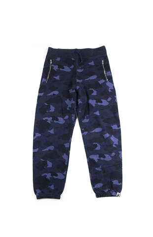 Pantalon de jogging Bape Blue Camo bleu