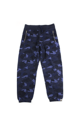 Bape Blue Camo Joggers Blue