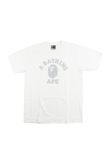 T-shirt Bape Blur College avec logo blanc