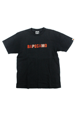 T-shirt Bape Camo Orange Text Noir
