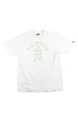 Bape Candy Camo NYC College Logo Tee White