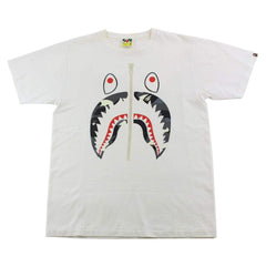 Bape City Camo Shark Face Tee White