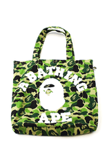 Bape College Logo ABC Green Camo Tote Bag