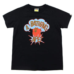 T-shirt noir avec logo universitaire Bape Comic Text