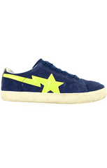 Bape Crepsta Bleu marine et jaune