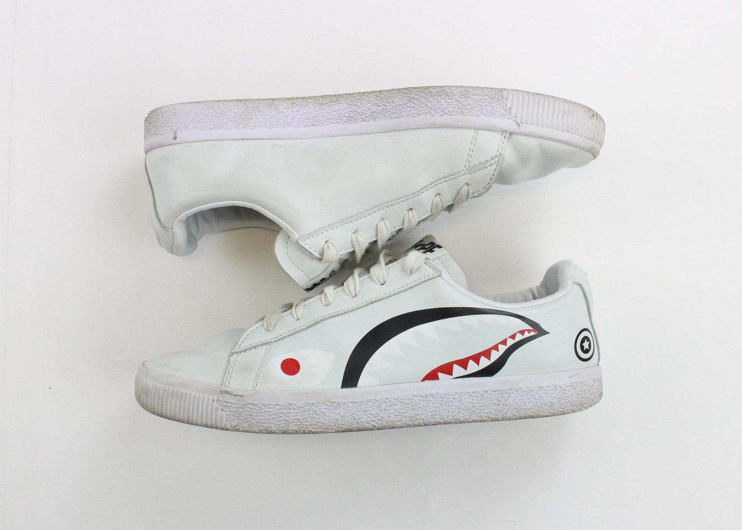 Bape Crapesta Shark Face White - SaruGeneral