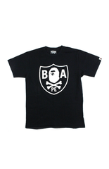 T-shirt Bape Crossbones Crest avec logo noir