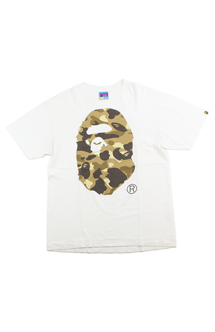 T-shirt Bape Desert Camo Big Ape avec logo blanc