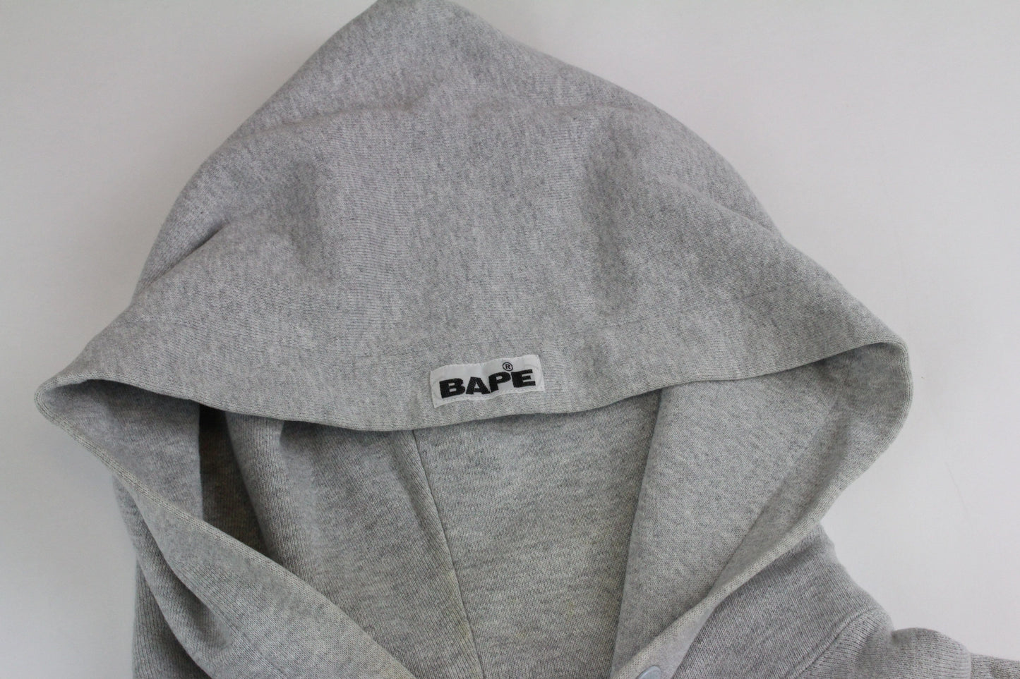 Bape Diamond cash money Ape Logo Text Hoodie Grey - SaruGeneral