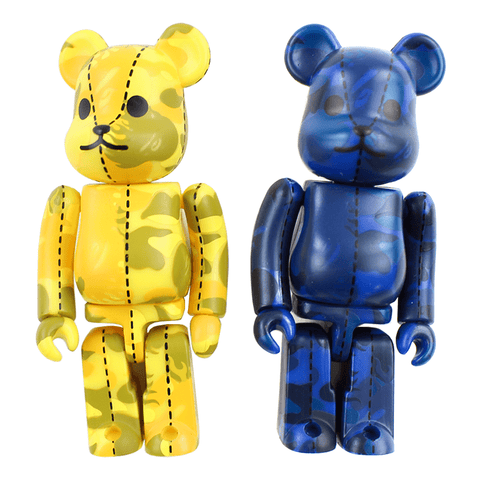Bape x Bearbrick Flame Camo 100 %