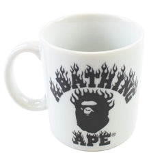 Bape Flame College Logo Mug White