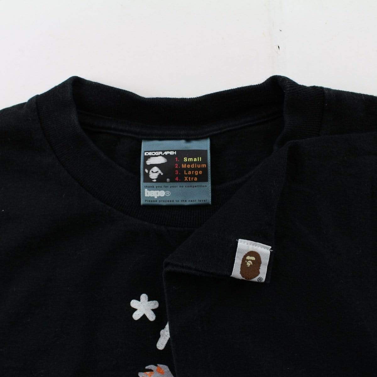 Bape Generals Logo Tee Black - SaruGeneral