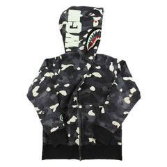 Sweat à capuche Bape City Camo Shark