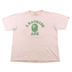 T-shirt rose avec logo Bape Green College