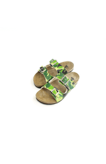 Birkenstocks Bape à motif camouflage vert flamboyant