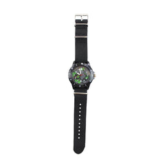 Bape Green & Grey Camo Watch Black