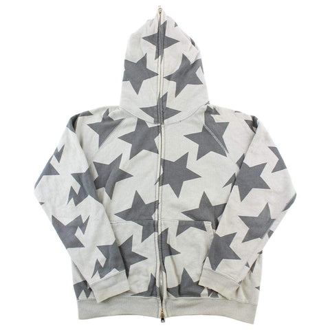 Sweat à capuche Bapesta Allover gris