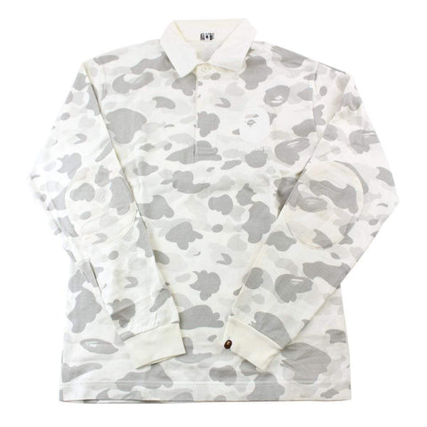 Polo Bape Snow Camo Big Ape LS