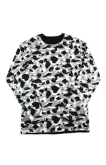 Bape Grey Camo Reverse LS Black