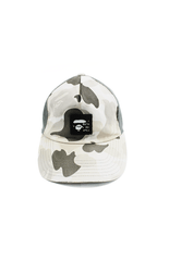 Casquette de camionneur Bape grise camouflage