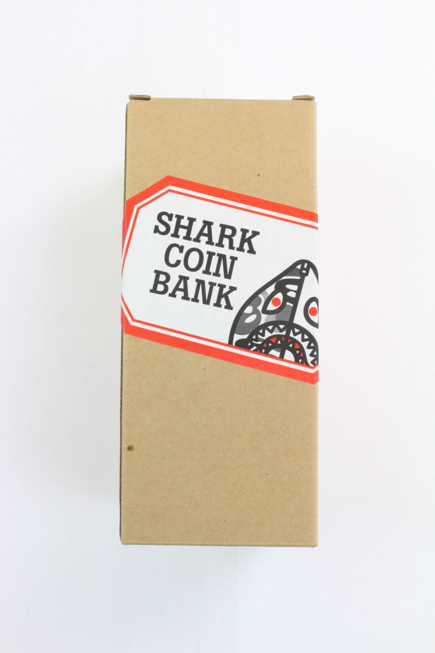 Bape Grey Shark Face Coin Bank Figure - SaruGeneral