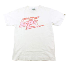 T-shirt Bape garanti à vie blanc