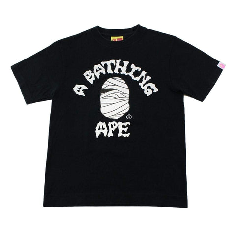 T-shirt Bape Halloween Mummy College avec logo noir