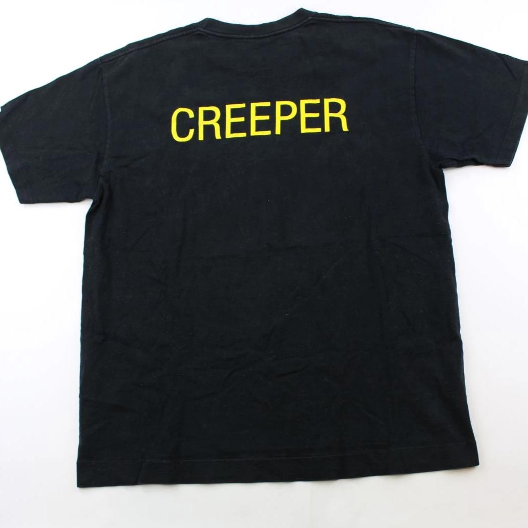 Bape Creeper Mountain Text Tee Black - SaruGeneral