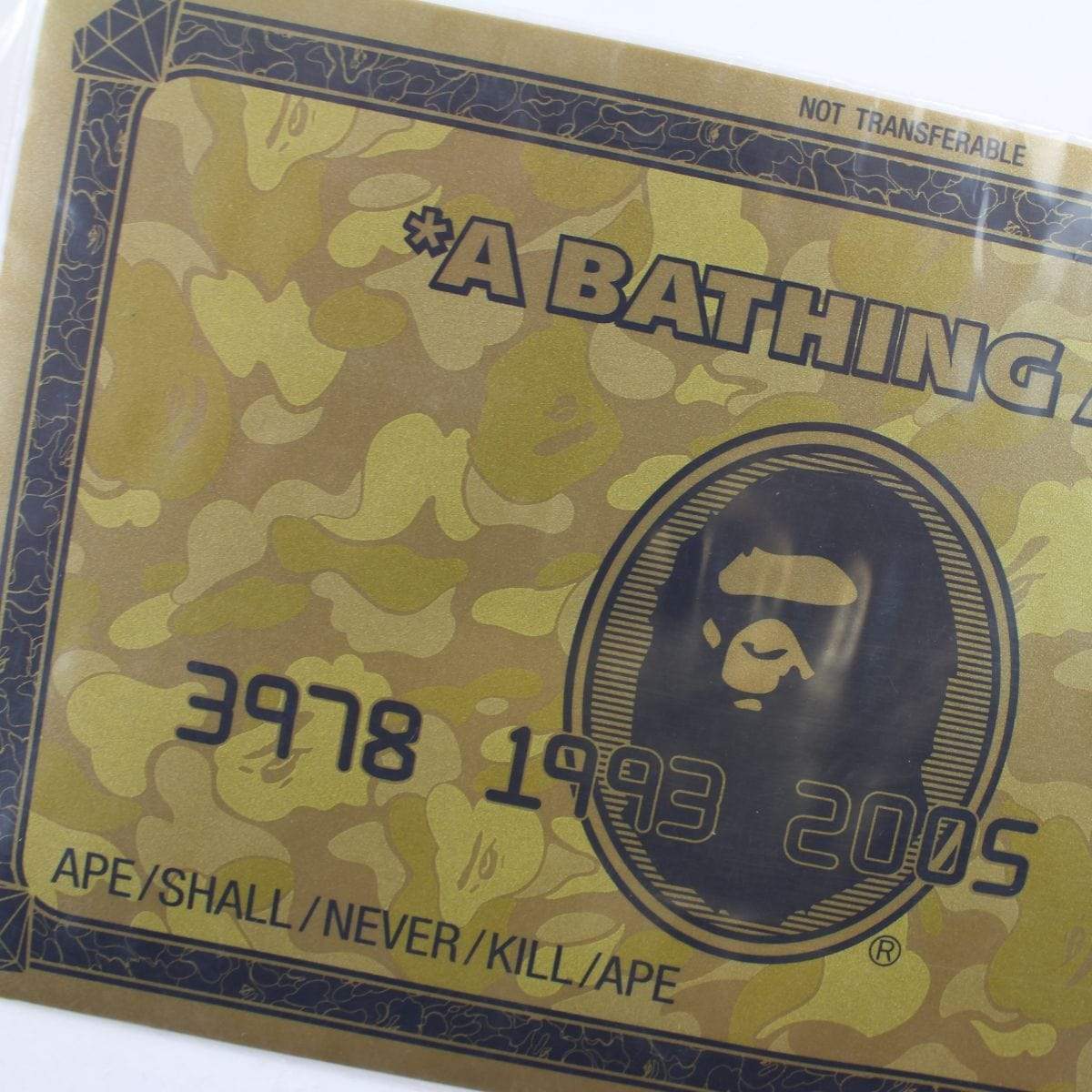 Bape Membership Card Mousemat - SaruGeneral