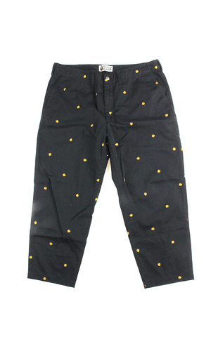 Pantalon Bape Milo Monogram Noir